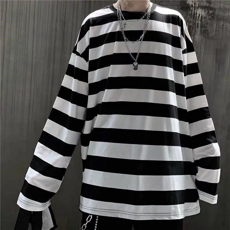 2020 Autumn Fashion Mens Strip Hoodies Korean Hip Hop Loose Casual Sweatshirts Women Oversized Hoodie Plus Size Clothes Males 2020 Autumn Fashion Mens Strip Hoodies Korean Hip Hop Loose Casual Sweatshirts Women Oversized Hoodie Plus Size Clothes Males
