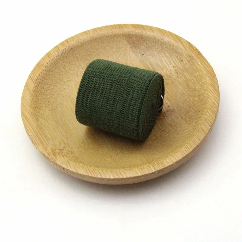 9Meters 25mm Crocheted Elastic Band Soft Skin Rubber Bands Underwear Pant Decor Elastic Webbings DIY Garment Sewing Accessories - Цвет: navygreen