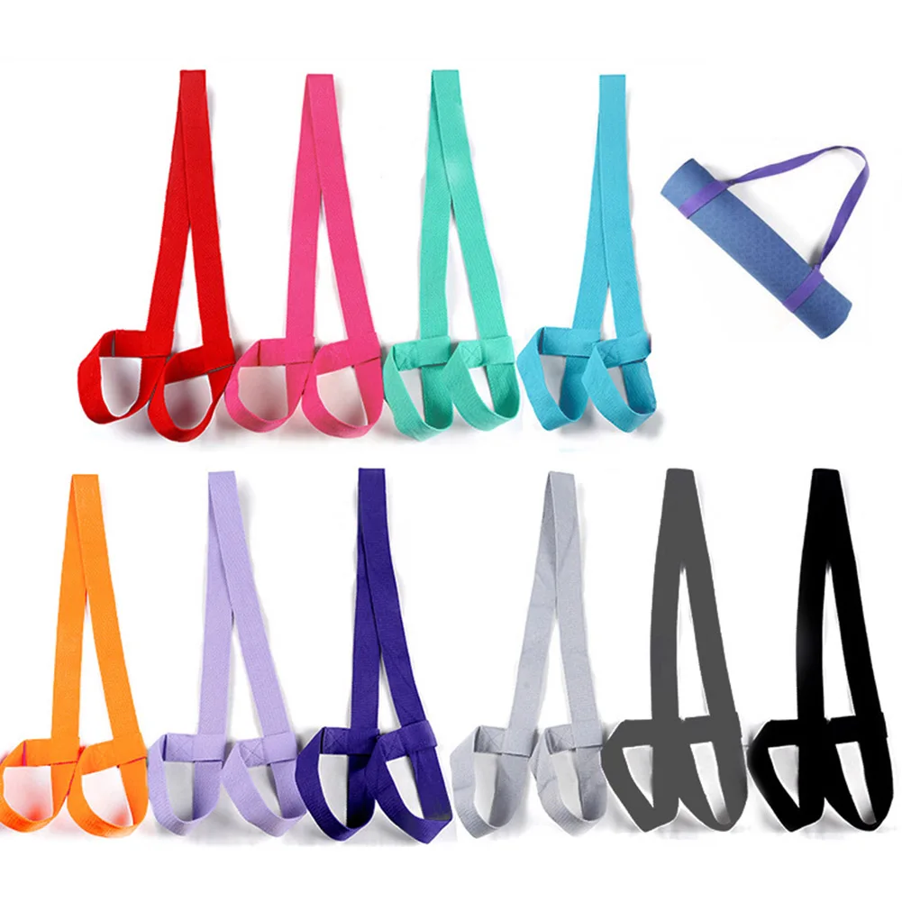 Newly Adjustable Yoga Mat Strap Mat Sling Carrier Shoulder Belt Exercise Sports Gym BFE88