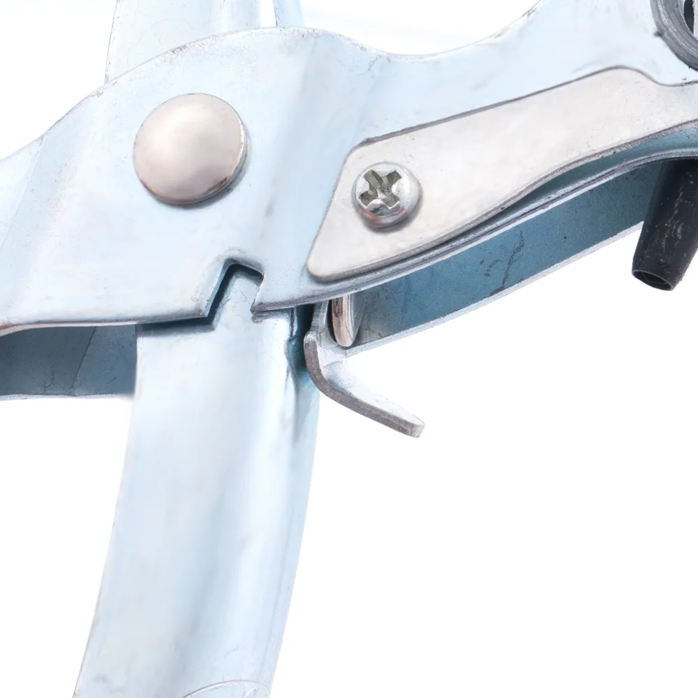 Leather Belt Hole Punch Plier Eyelet Puncher Revolve Sewing Machine Bag Setter Tool Watchband Strap Household leathercraft