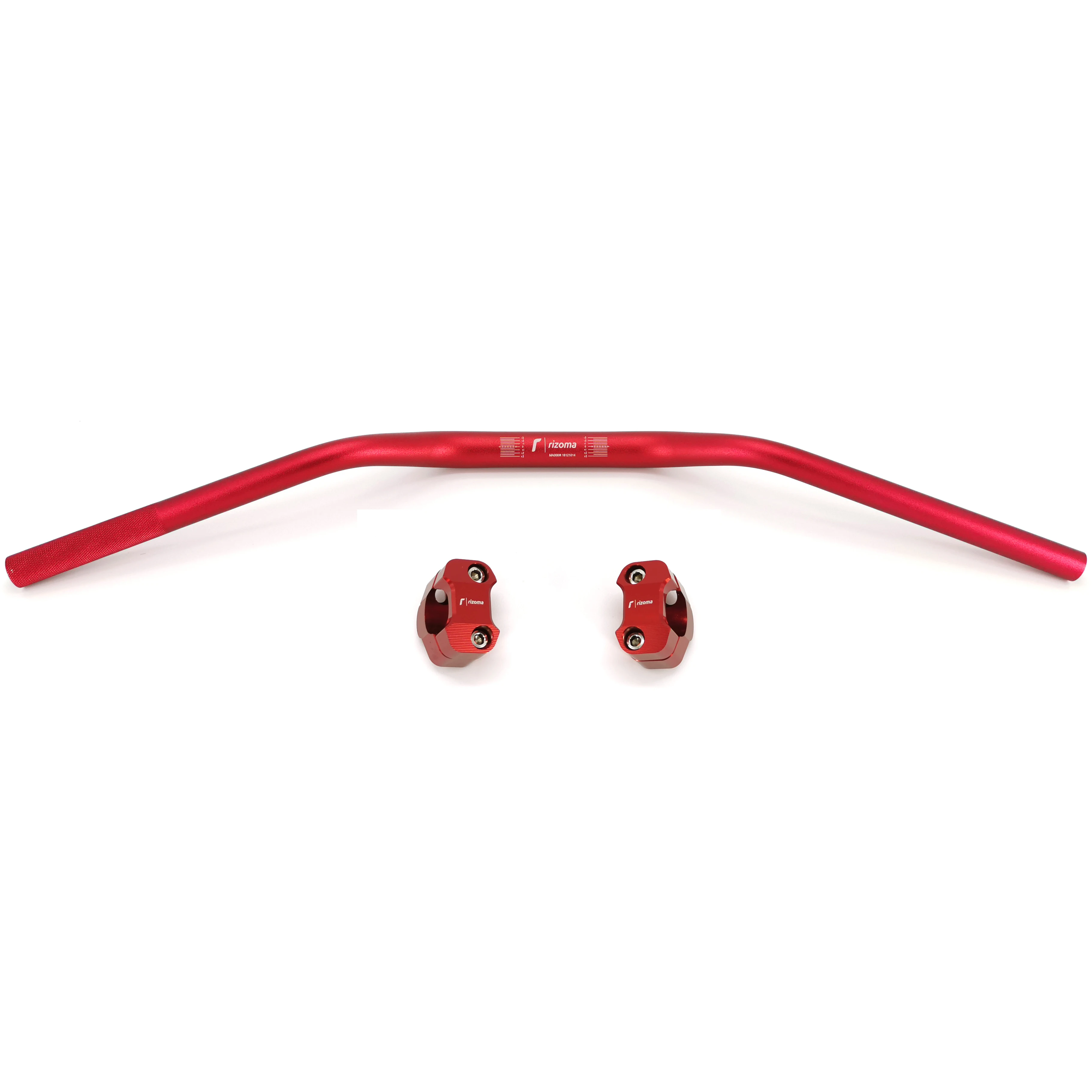 1 1/8 &quotRIZOMA руль Алюминиевый мото rcycle анодированный rbike Fat Bar 28 мм Красный guidon de
