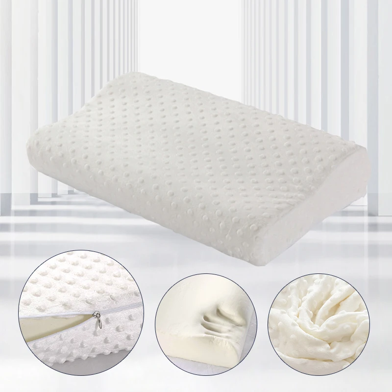 Memory Foam Bedding Pillow Neck Protection Slow Rebound Shaped Maternity Pillow For Adult Sleeping Orthopedic Pillows 50*30CM 4