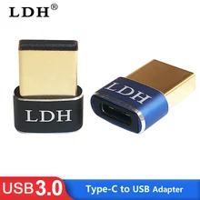 LDH USB-C type-C Женский к USB 3,0 type-A Мужской USB с золотым покрытием Тип C 3,1 Разъем конвертер PD адаптер для iPhone 11 pro max