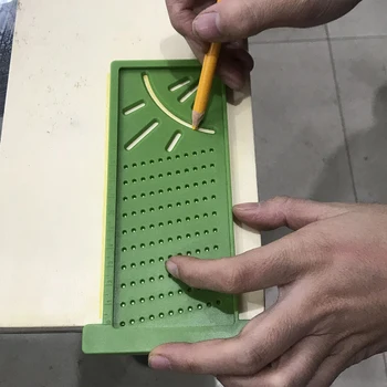 

Precision Woodworking Scribe Mark Line Gauge T-Type Cross-Out Carpenter Angle Ruler Measurement Measuring Tool