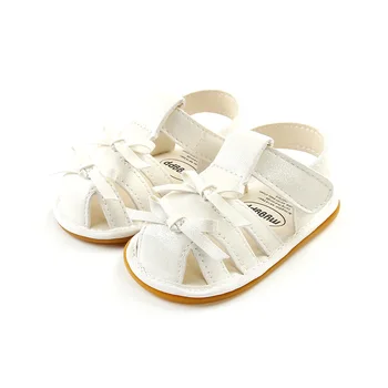 

Newborn Baby Girls Sandals Summer Shoes Sandals Bowknot Non-Slip Toddler Shoes Kids Baby Sandals 0-18Months