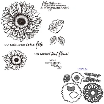 

French word 2020 3D New Metal Cutting Dies and Scrapbooking For Paper Making Birthday Embossing Card Craft Stamps Set