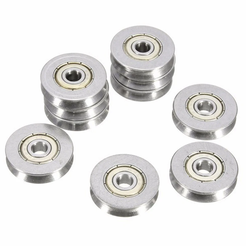 

10PCS V625ZZ V Groove Vgroove Metal Sealed Ball Bearings 5X22X5mm Deep 1.5mm