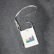 Женская холщовая Минималистичная сумка-мессенджер, Большая вместительная бежевая сумка через плечо, мужская сумка на плечо