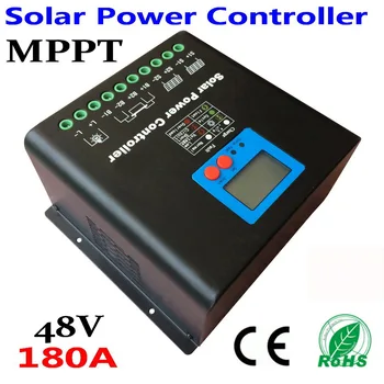 

180A 48V MPPT solar charge controller for use off grid solar power system! Solar Charge Controller with LED&LCD Display
