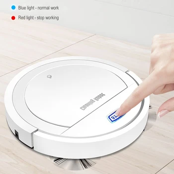 

1800PA Poweful Robot Vacuum Cleaner Suction 3in1 pet hair home dry wet mopping cleaning robot Auto Charge vacuum mini Cleaner