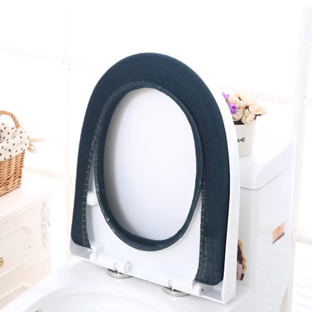 3PCS Toilet Seat Cover Bathroom Protector Closestool Soft Warmer All Shape Toilet Seat Cover Seat Lid P сиденье для унитаза