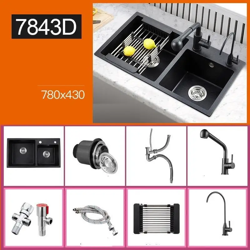 Cuisine Cocina Integral Faucet Banheiro Portatil Evier Lavello Lavandino Cucina Cuba Pia Cozinha Lavabo Fregadero Kitchen Sink - Цвет: MODEL L