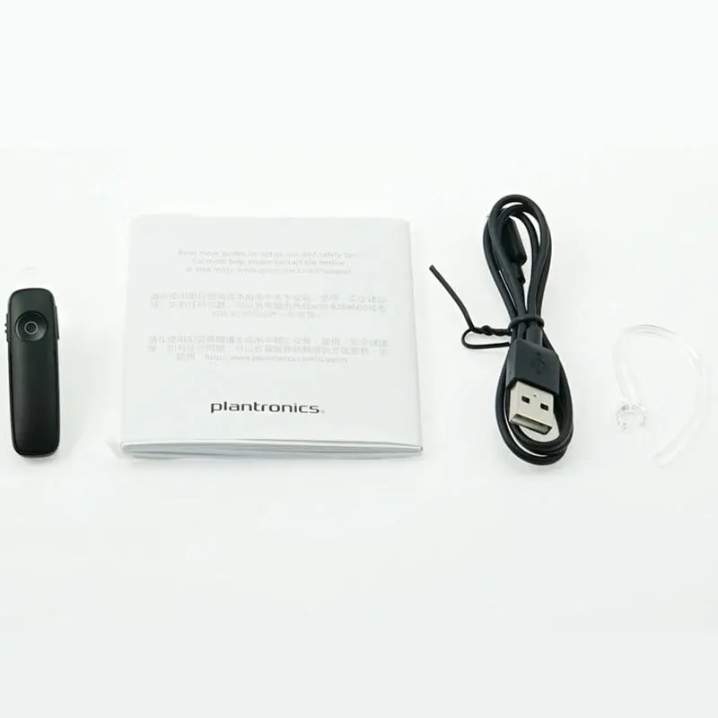 Plantronics (Plantronics) M165 Fashion Business Single Ear Bluetooth Headset Universal Earhook Black and White