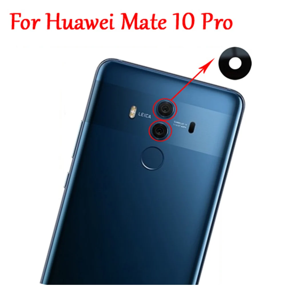 Laboratorium gebrek Gaan 2pc 100% New Original Rear Back Camera Glass Lens Cover With Adhesive For  Huawei Mate 10 Pro Mate10pro Fast Ship - Mobile Phone Housings & Frames -  AliExpress