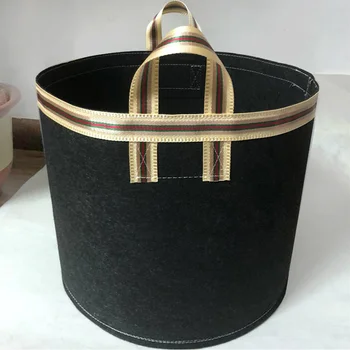 

Outdoor Pots Breathable Durable Non-woven Fabric Root Vegetable Pouch Grow Bag Garden Thicken Container Round Flower Planting