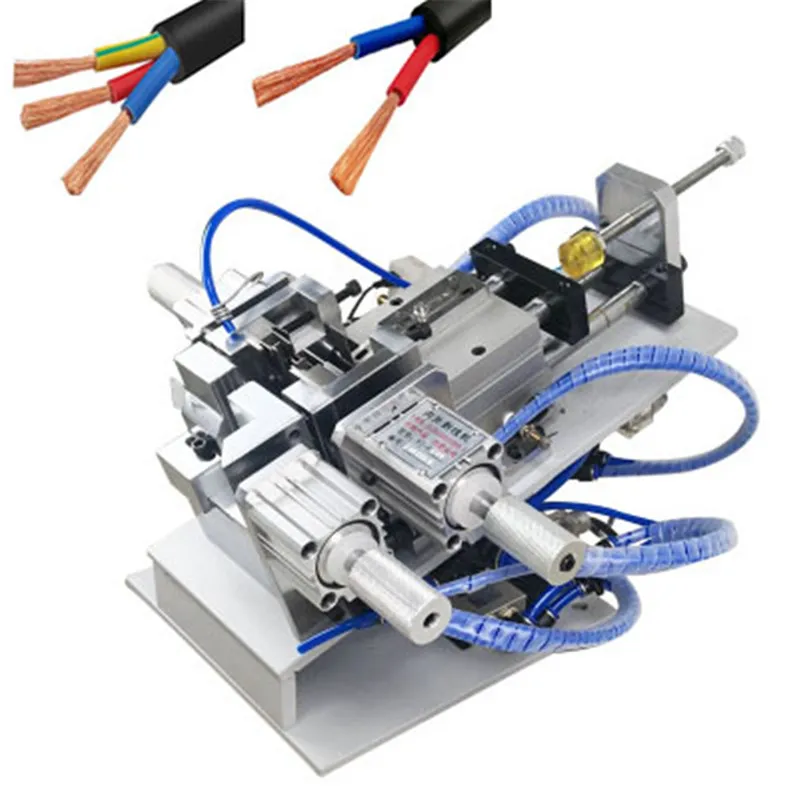 

Pneumatic Double Layer Peeling Machine 305 Peeling One Body Machine Equipment Jacket Multi-core Line Stripping Processing Tool