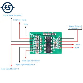 

ADC Module AD Converter Analog to Digital Signal Convert Module DC 5V 3.3V CS1238 24Bit