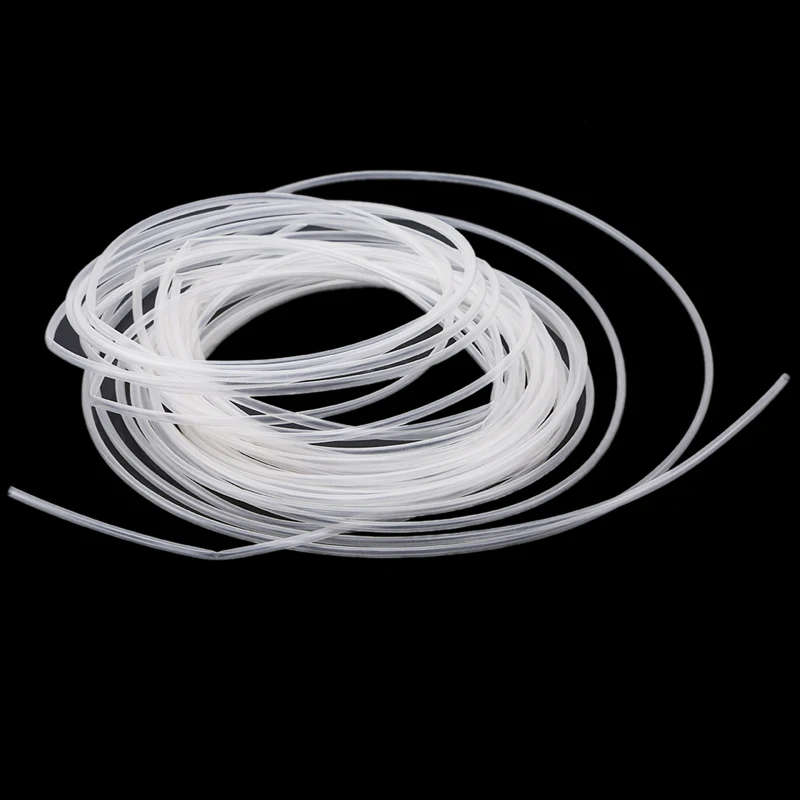 Transparent 1.5mm 10 м рыболовные аксессуары силиконовая резиновая леска Карп Рыболовный корпус анти-намотка шланг анти-укус рыболовные снасти трубка рукав ролевые - Цвет: Transparent 1.5mm