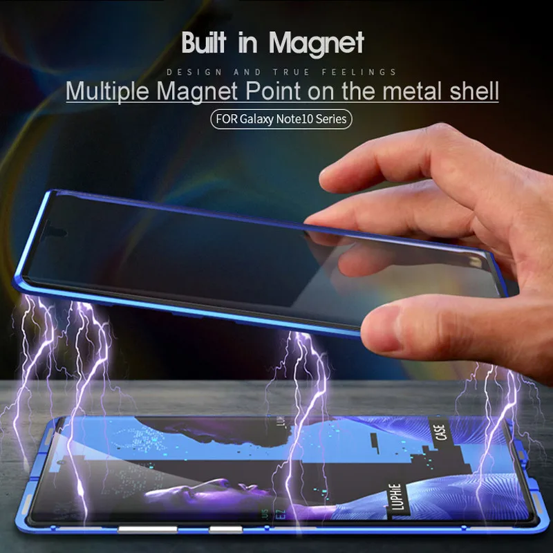 360-Full-Body-Case-For-Samsung-Note-10-Plus-Pro-Note10-Magnetic-Metal-Shell-Full-Glass (3)
