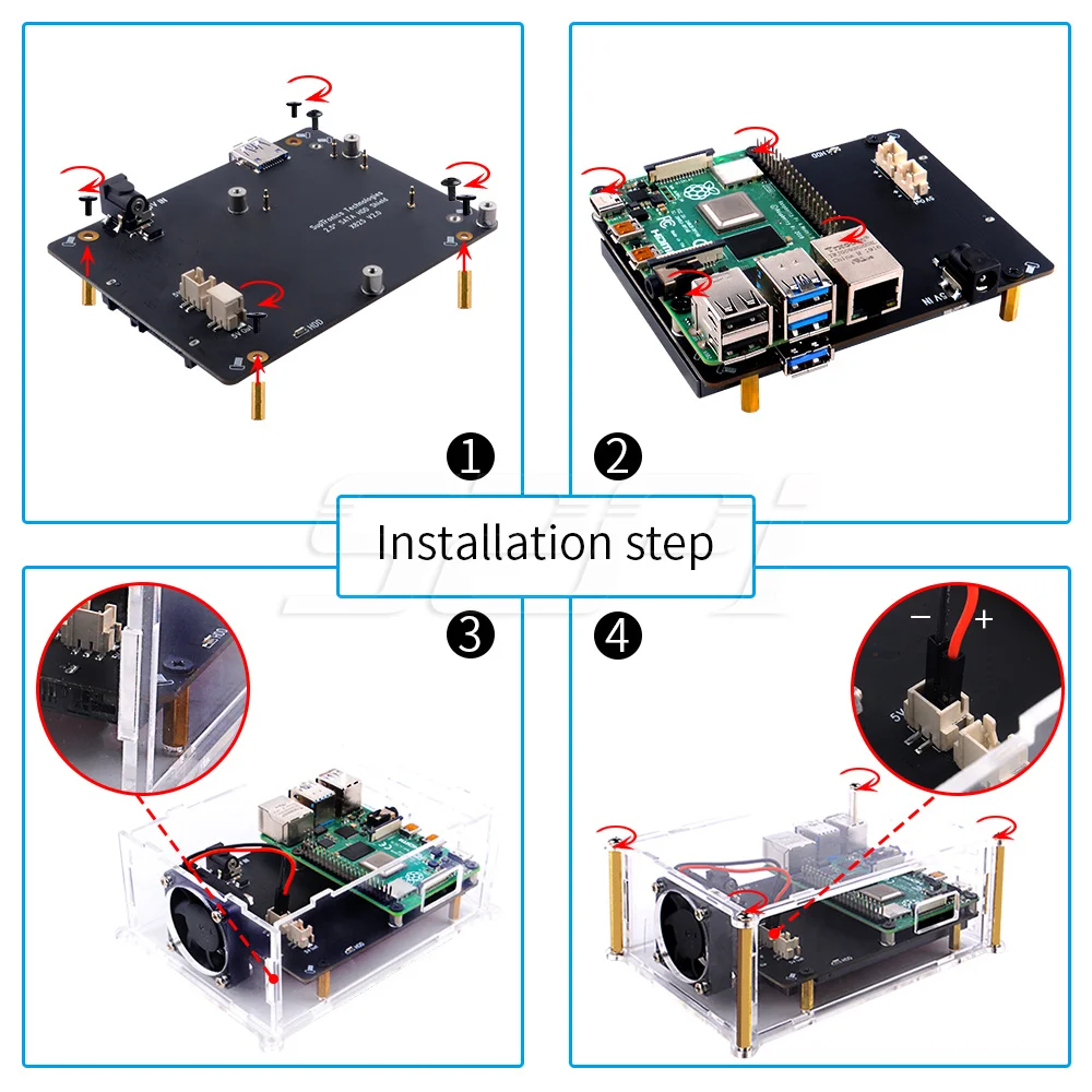   V2.0 X825 2.5 ġ SATA HDD/SSD 丮 Ȯ  ũ ̽,   4 B ( 4  B)