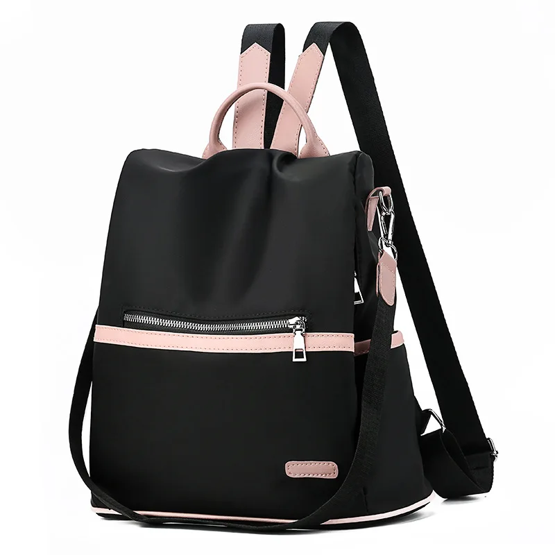 Backpack Women's New Style Korean-style Oxford Cloth Multi-functional Waterproof Backpack Women's Casual Outdoor Theft