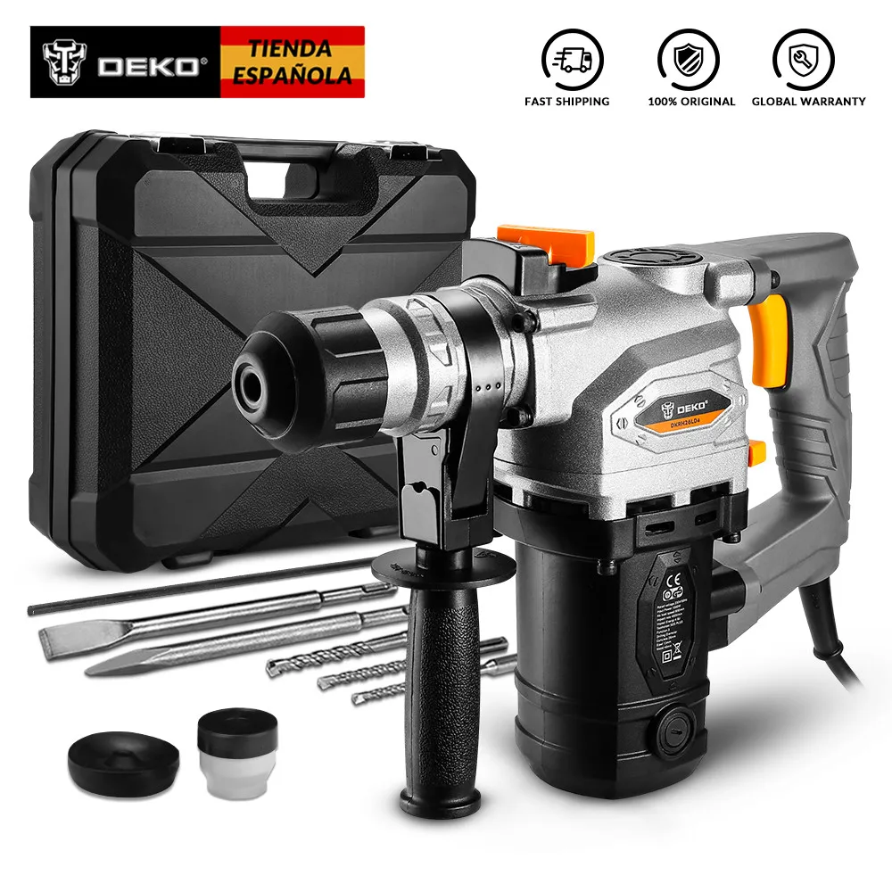 DEKO DKRH32LD1 2000w 220v, multifunctional rotary hammer, with BMC and