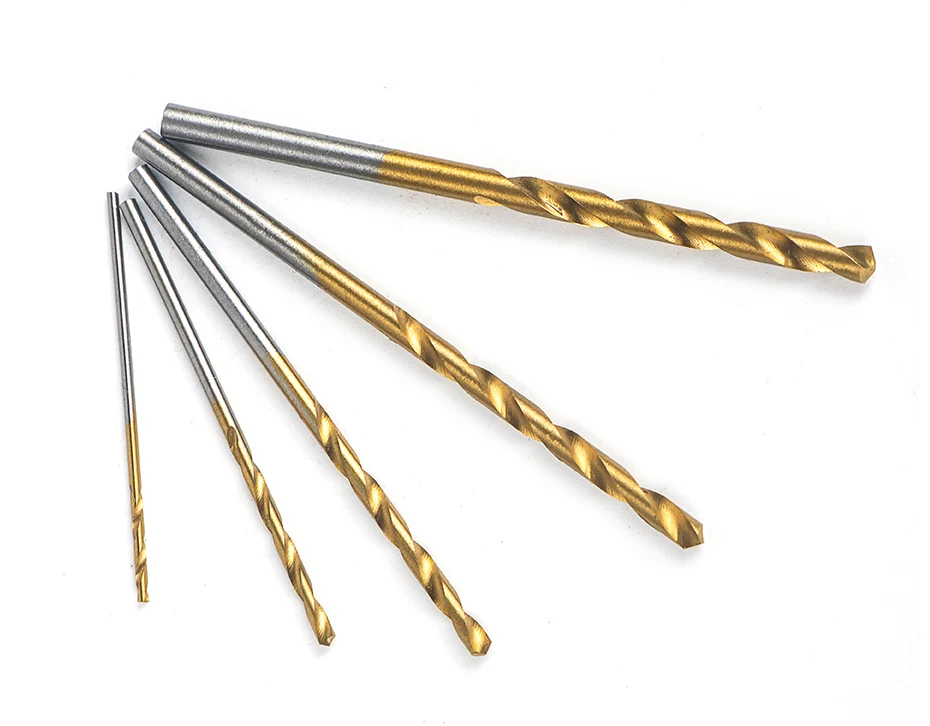 Hole Opener HSS Twist Drill Bits Set DIY Woodworking 1.5-10mm Titanium Coated Surface 118 Degree For Drilling woodworking Hole Opener HSS Twist Drill Bits Set DIY Woodworking 1.5-10mm Titanium Coated Surface 118 Degree For Drilling woodworking
