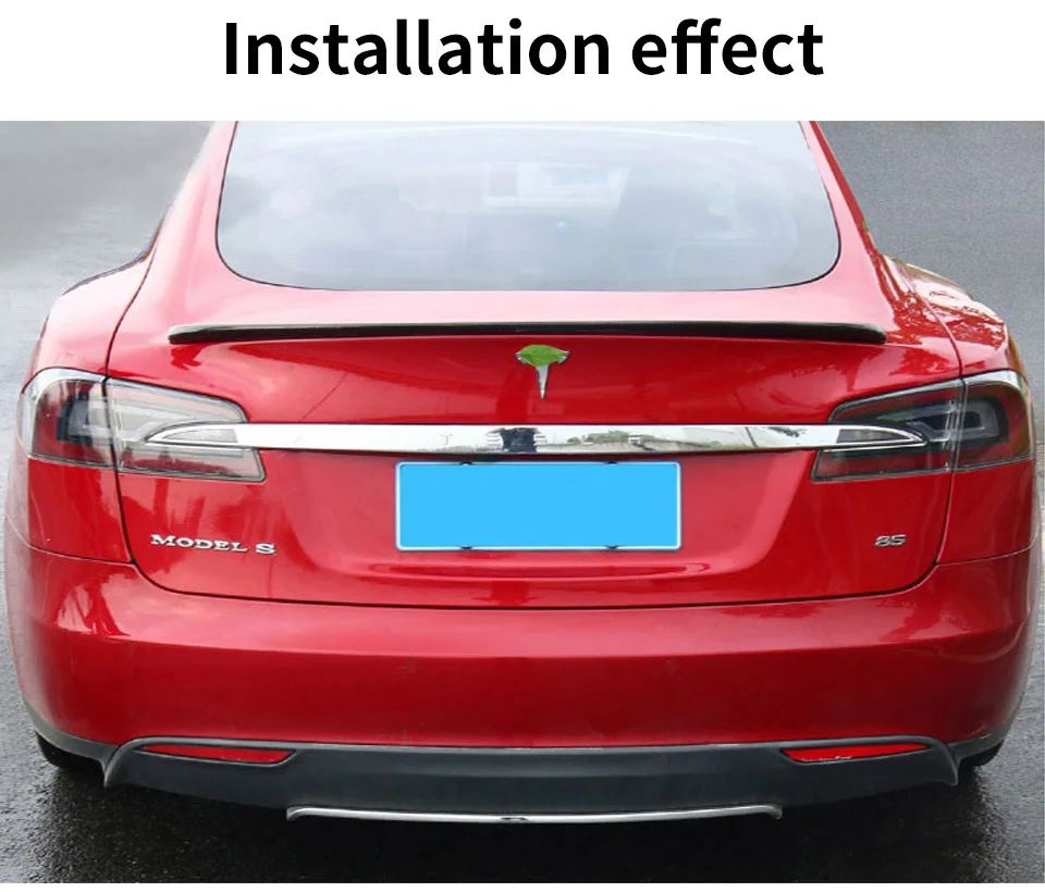 Спойлер для автомобиля tesla модель s аксессуары tesla модель s карбоновый спойлер tesla s спойлер tesla автомобильные аксессуары