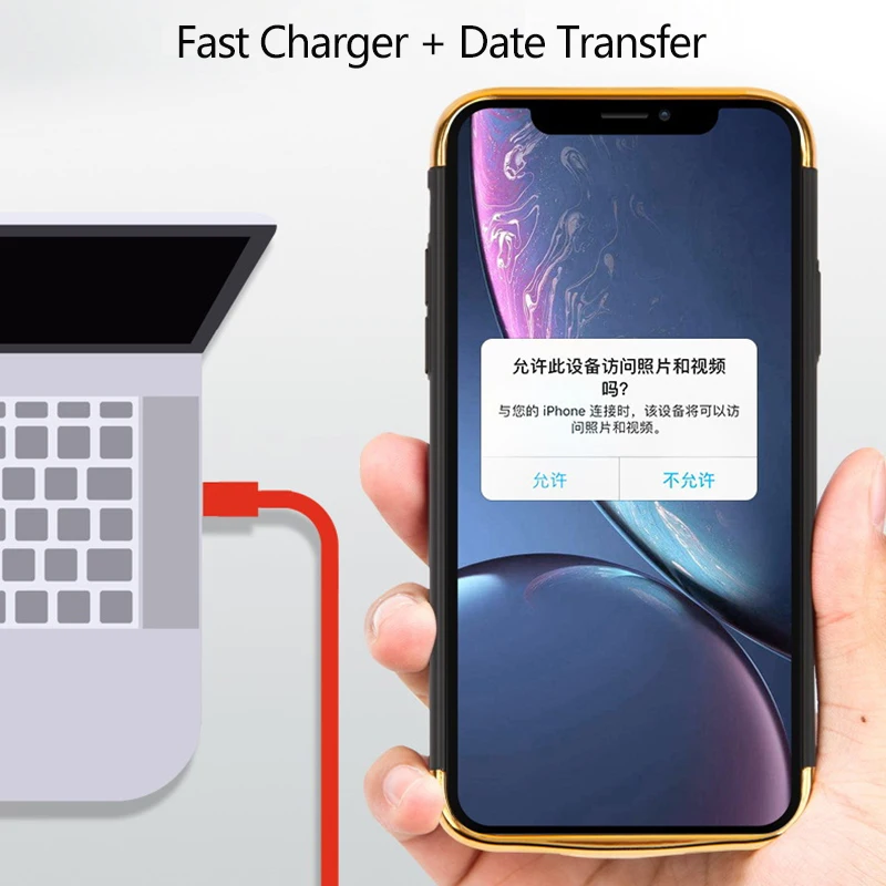 5500 мАч Внешний Аккумулятор Чехол для iPhone X XS 6000 мАч чехол для зарядного устройства для iPhone XR XS MAX внешний резервный чехол
