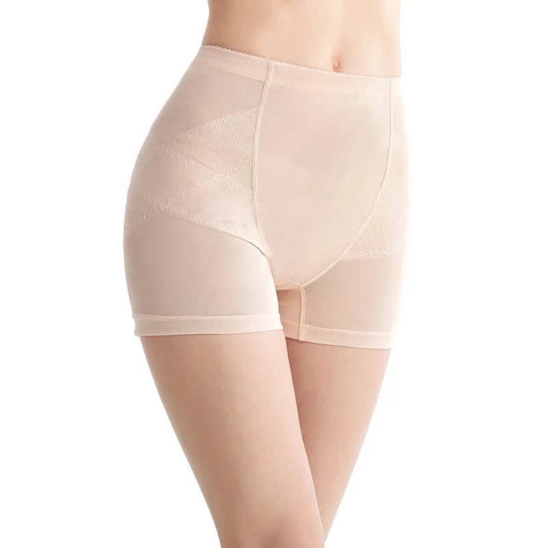 Корректирующее белье для женщин, Корректирующее белье с высокой талией, бесшовные кружевные Формирующие трусики, дышащие утягивающие брюки для живота, женские Утягивающие трусики