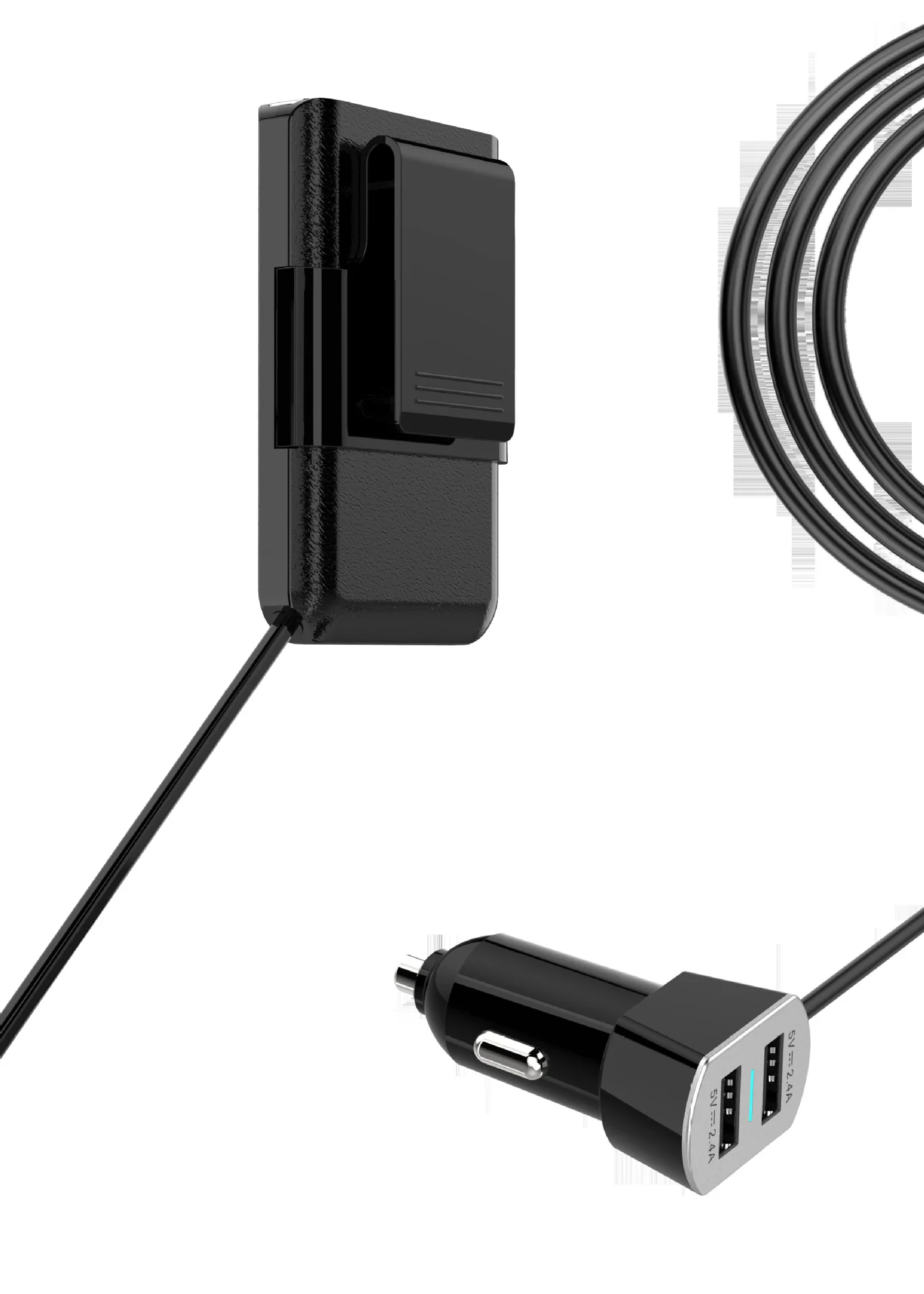 USB Автомобильное зарядное устройство, iPhone X зарядное устройство для мобильного телефона, интеллектуальная быстрая зарядка, двойное 4.8A большое зарядное устройство для автомобиля