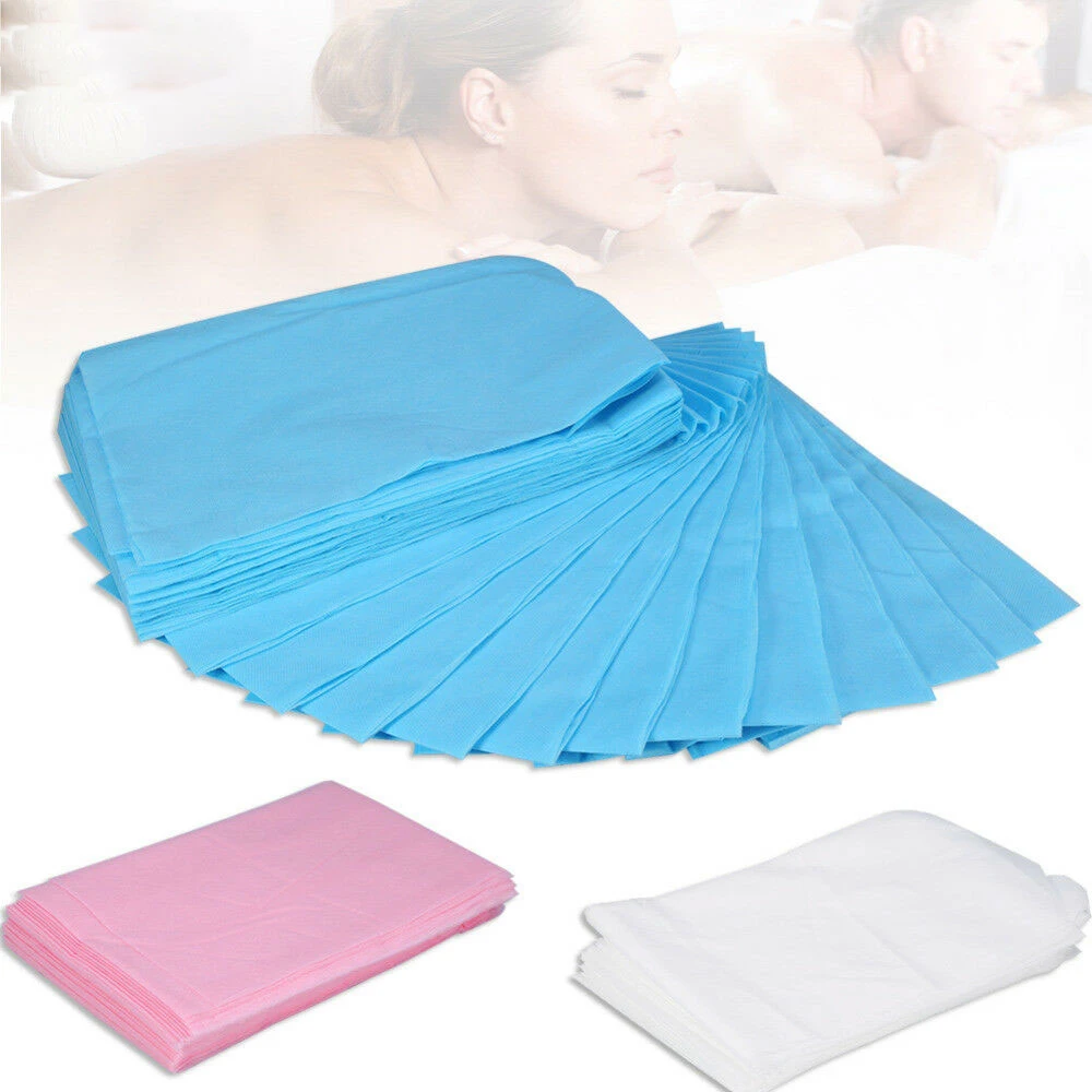 

10Pcs 180 x 80cm Disposable SPA Massage Bedsheet Waterproof Bed Sheets Massage Beauty Salon Bed Table Cover Sheet
