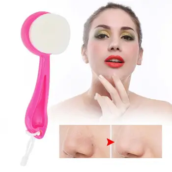 

Face Wash Brush Manual Face Cleaning Massage Brush Skin Care Tool Rose Red Color Facial Care Tool Accessory Deep Cleaning Brush