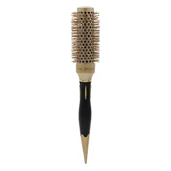

Gold Hairless Ceramic Aluminum Rolling Comb Hairdressing Pointed Tail Hair Styling Tools