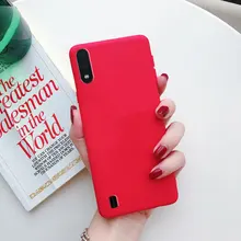 Para samsung m02s m025f m022f m01 núcleo m013f capa doces cor sólida capa para galaxy m01s m017f m015f silicone macio caso m02s