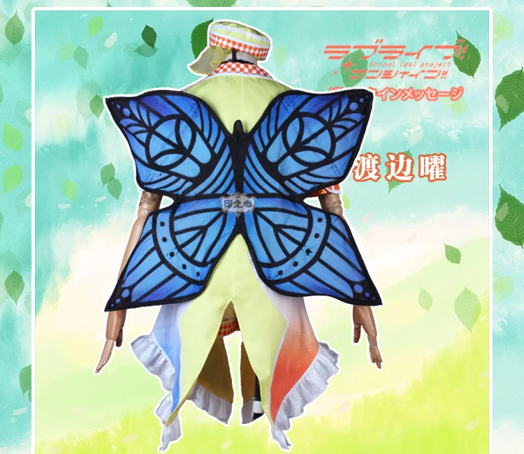 Love Live! Sunshine! Aqours Kanan ханамару Yoshiko Рубин Mari всех членов со сказочным цветком форма Косплэй костюм