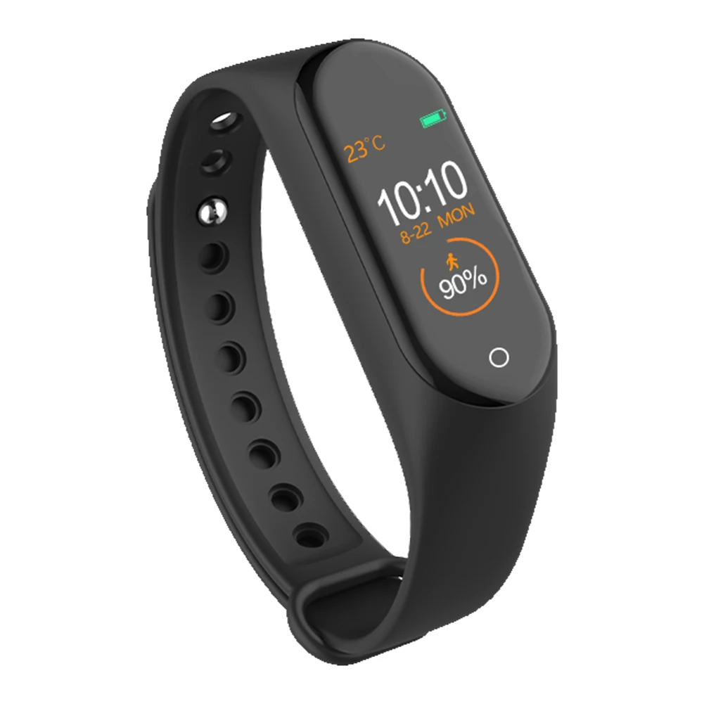 

Men Women Smart Bracelet Blood Pressure Heart Rate Sports Sleep Monitoring Watch AS99