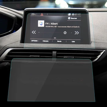 

CITALL Plastic Car Dashboard Navigation Screen Protector Film Cover Fit for Peugeot 3008 5008 GT 2017 2018