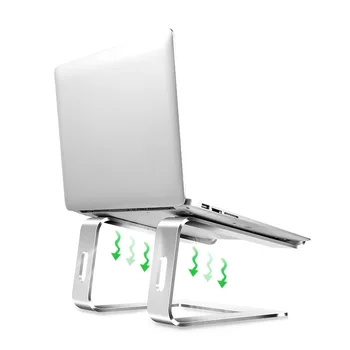 

Aluminum Alloy Laptops Holder Tablet PC Stand for Apple MacBook Radiator Pad High Base Mac Cervical Vertebra Portable