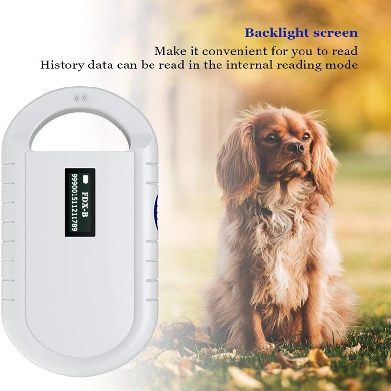FDX-B Animal Pet ID Reader Animal RFID Tag Reader Dog Reader Low Frequency Handheld RFID Reader