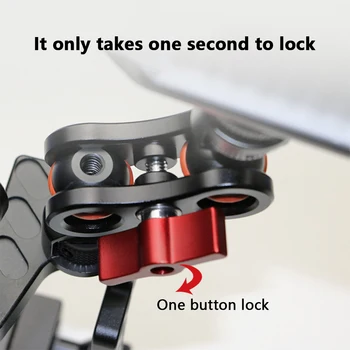 

Adjustable Gimbal Magic Arm Base Camera Bracket Accessories Outdoor Climbing Rotatable Holder Universal Easy Install For SLR A37