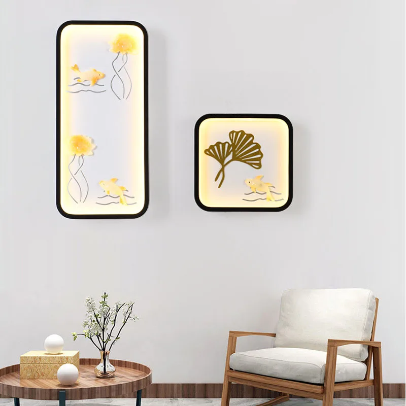 

Modern Home Wall Decoration Pictures Wall Lamp AC 90V-260V Art Bedside Wall Mount Light Living Room Dining Room Foyer Lighting