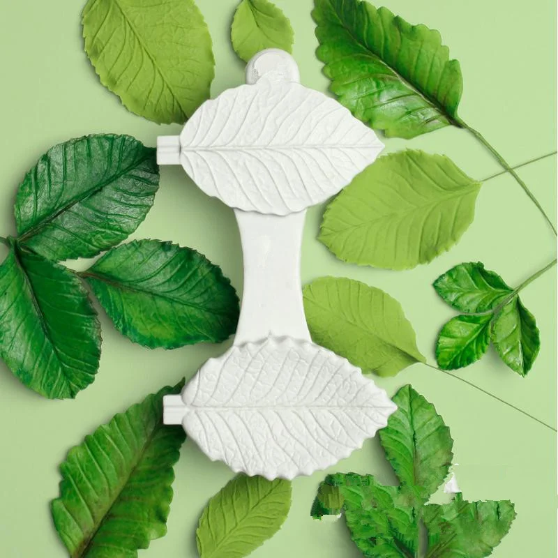 

New Leaves Embossed Fondant Silicone Mold Candy Chocolate Molds Biscuits Cookies Mould Kitchen Baking Cake Decoration Tool