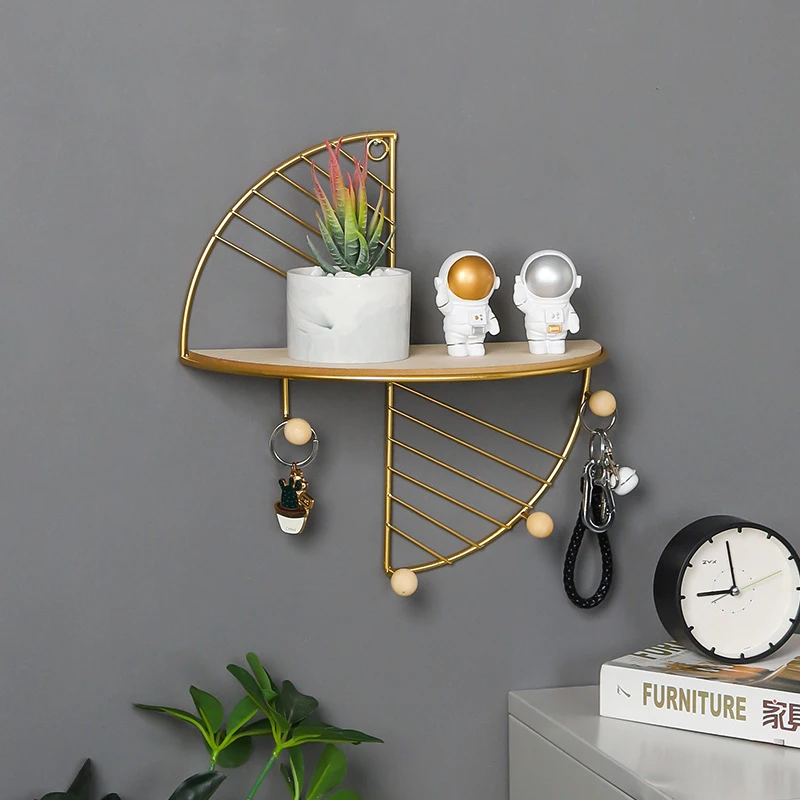 Creative Hexagon Wall Shelf - Image 2