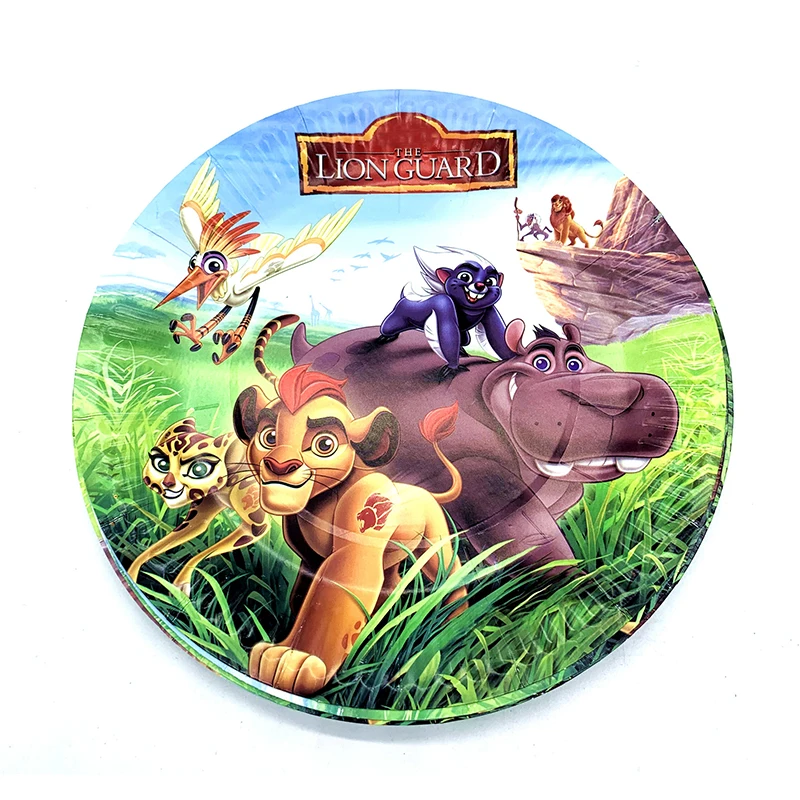 Оформление вечеринки лев Король Simba посуда бумажные чашки тарелки шары для детей Дети День рождения принадлежности