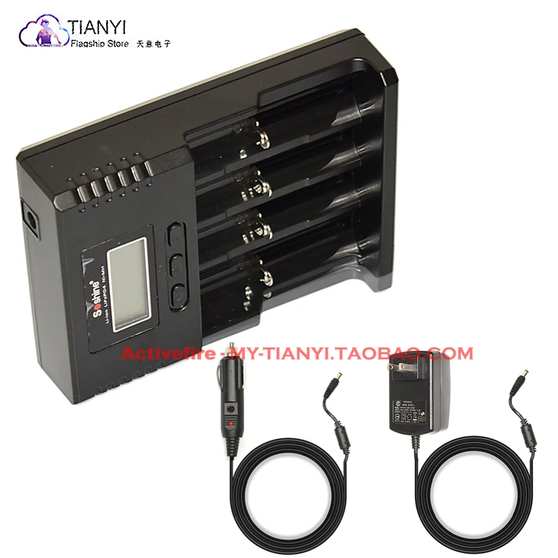 

18650 26650 lithium iron phosphate lithium battery charger 5th 7th universal 4-bit multi-function charger