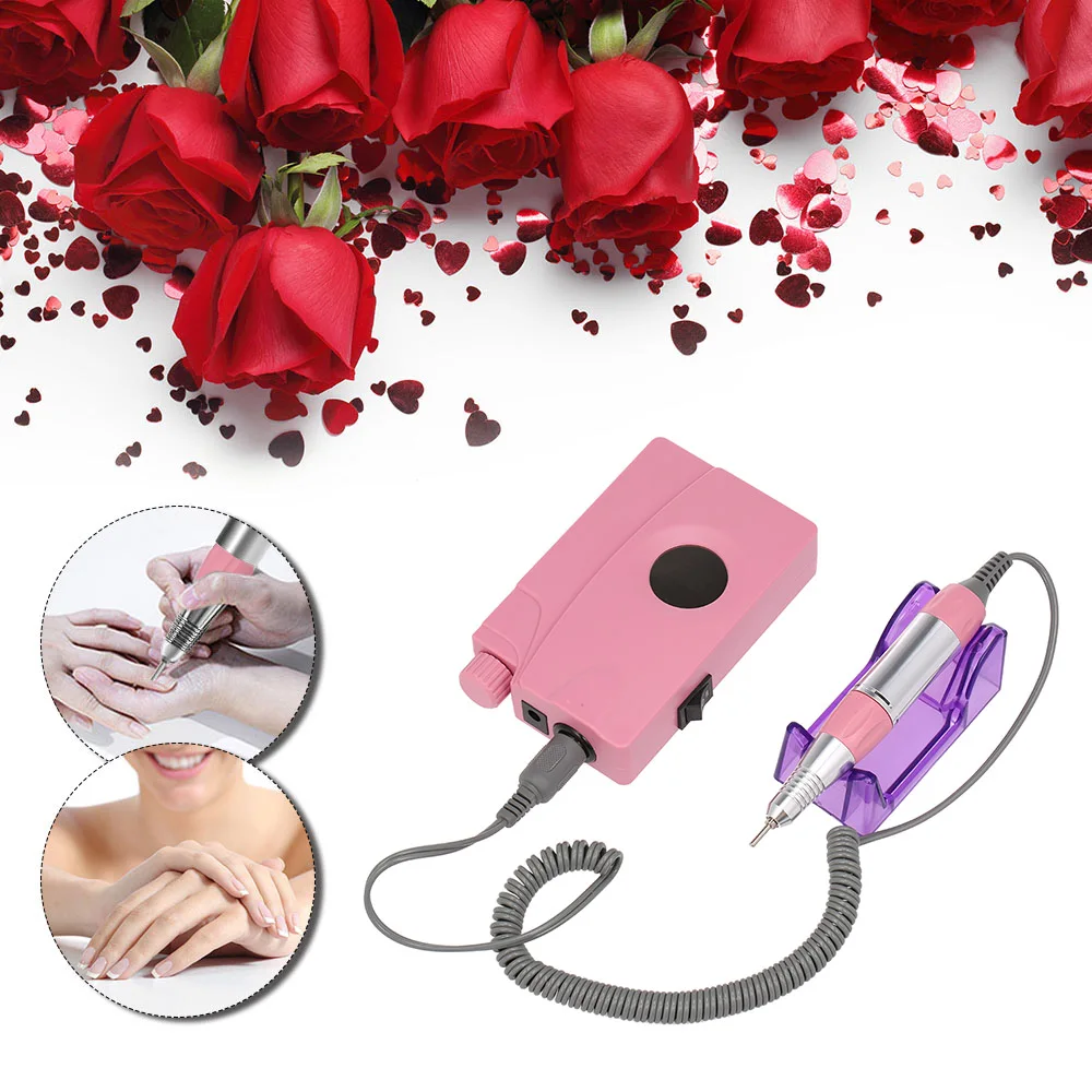 

Electric Nail Drill Machine Kit Nail Polisher Set Acrylic Manicure Machine Pedicure Tool For Gel Nails With Nail Drill Bits Set