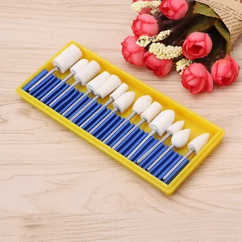 

13 Pcs Nail Art Wool Grinding Head File Polish Tool Manicure Pedicure 896D
