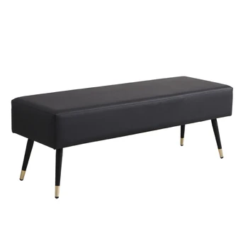 

Light luxury iron art shoe stool bed footstool rectangular sofa bench net red clothing store sofa stool