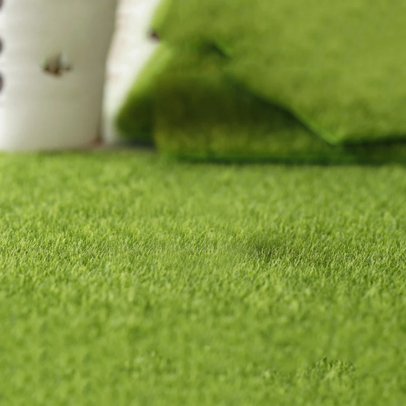 4pcs Artificial Garden Grass Lawn Moss Miniature Craft DIY Fairy Dollhouse Decor